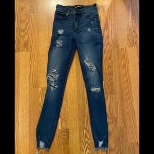 Express Denim Perfect- ankle high rise size 00L